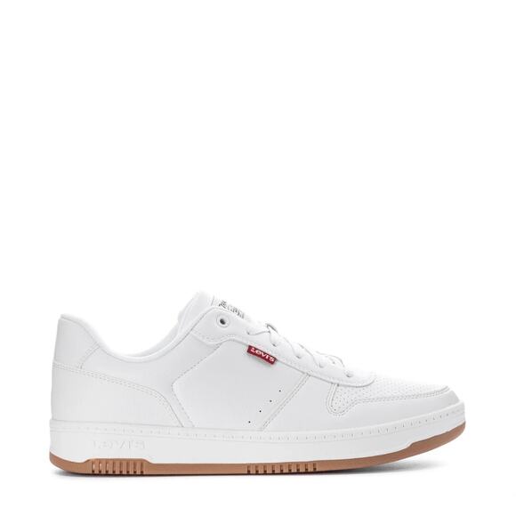 Levi's Other - Levi's Men's Size 8.5 Drive Lo Shoes White/Gum Synthetic Leather Casual Sneakers